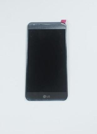 Дисплей для смартфона (телефона) lg x cam, grey (в сборе с тачскрином)(без рамки)