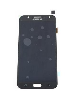 Дисплей для смартфона (телефона) samsung galaxy j7, sm-j700h, black (в сборе с тачскрином)(без рамки)(prc original)