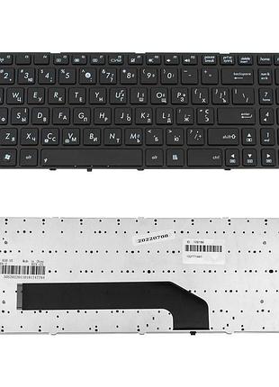 Клавиатура для ноутбука asus (k50, k51, k60, k61, k70, f52, p50, x5), ukr, black