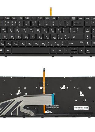 Клавіатура для ноутбука hp (zbook: 15 g3, 15 e3, 17 g3) rus, black, підсвічування клавіш