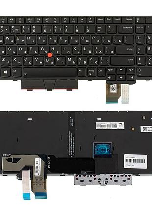 Клавиатура для ноутбука lenovo (thinkpad: p17 gen 1) rus, black, подсветка клавиш