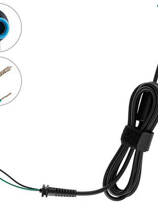 Оригинальный dc кабель питания для бп hp 120-180w 4.5x3.0мм+pin (2x1.5мм+1x0.5мм), l-образный штекер, 3 провода, довжина 170см,