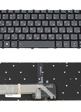 Клавиатура для ноутбука lenovo (ideapad: 5-14 series), rus, onyx black, без фрейма, подсветка клавиш