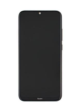 Дисплей для смартфона (телефону) xiaomi redmi note 8 (2019/2021) black (у зборі з тачскріном)(з рамкою)(service original)