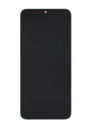 Дисплей для смартфона (телефону) xiaomi redmi 9a, redmi 9c (2020), black, (у зборі з тачскріном)(з рамкою)(service original)
