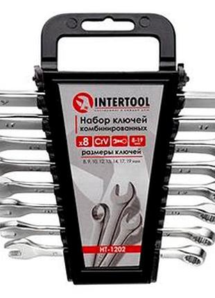 Набор рожково-накидных ключей intertool 8 шт. (8-19 мм) storm (ht-1202)