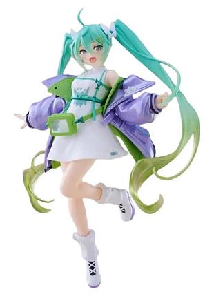 Фігурка taito vocaloid hatsune miku sporty вокалоїд міку хацуне спортивна 18 см t v hm s 18