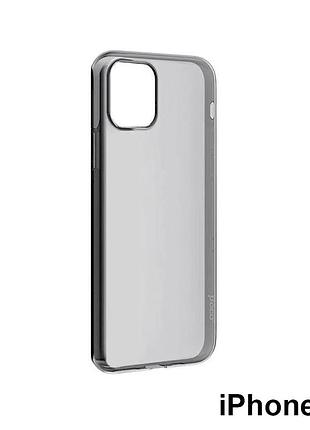 Накладка силиконовая hoco "light series tpu" iphone 13 6.1", чехол на айфон черный