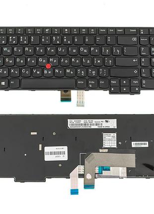 Клавиатура для ноутбука lenovo (thinkpad: e570, e575) rus, black (оригинал)