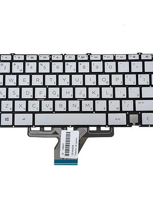 Клавиатура для ноутбука hp (15t-es) rus, silver, без фрейма, подсветка клавиш