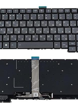 Клавиатура для ноутбука lenovo (thinkbook 14 g6 series) rus, black, подсветка клавиш, без фрейма (оригинал)
