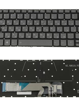 Клавиатура для ноутбука lenovo (yoga 530-14arr, 530-14ik ) rus, dark gray, без фрейма, подсветка клавиш