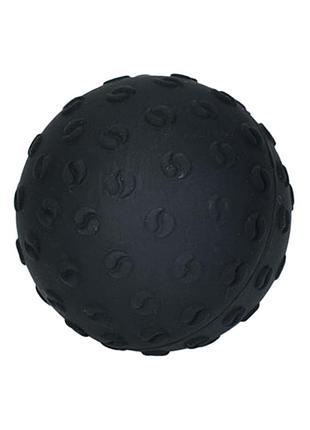 М'яч масажний текстурний ms 4812(black) діаметр 6 см, стрибун, 145 грам