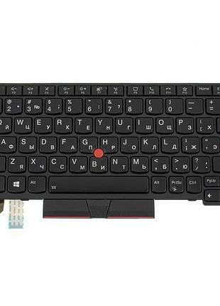 Клавіатура для ноутбука lenovo (thinkpad: t14 ) rus, black, підсвічування клавіш