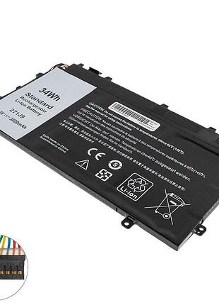 Батарея для ноутбука dell 271j9 (latitude 7350 series) 11.1v 3000mah 34wh black