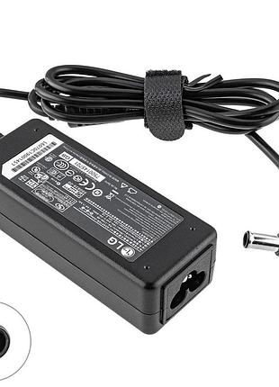 Блок питания для монитора lg 19v, 2.1a, 40w, 6.5*4.4мм+pin, black (без кабеля!)