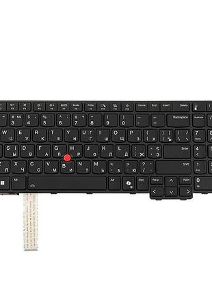 Клавіатура для ноутбука lenovo (thinkpad l16 gen 1) ukr, black, підсвічування клавіш (copilot)