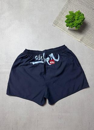 Шорти плавальні спортивні quiksilver big logo оригінал y2k surf