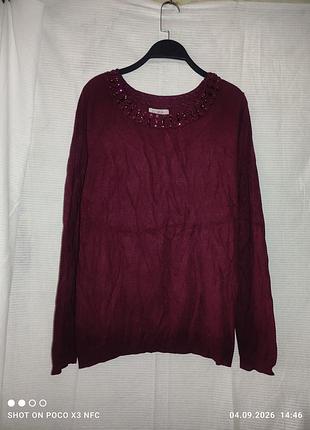 Светр джемпер із камінчиками l,xl 3