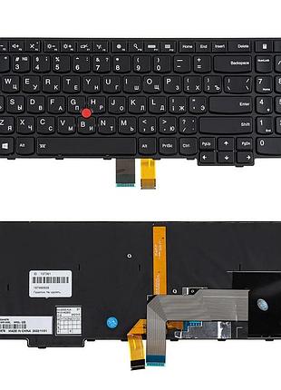 Клавиатура для ноутбука lenovo (thinkpad: x13 gen 2) rus, black, подсветка клавиш