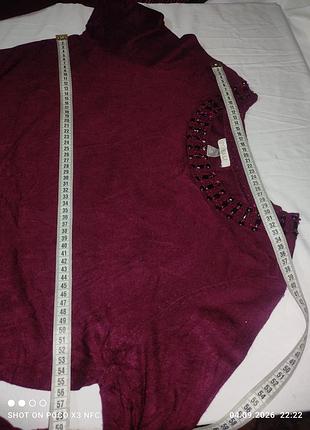 Светр джемпер із камінчиками l,xl 6