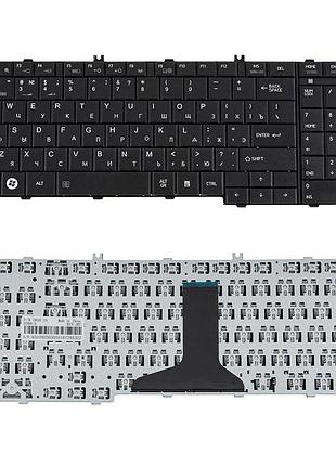 Клавиатура для ноутбука toshiba (c650, c655, l650, l655, c660, l670, l675) rus, black