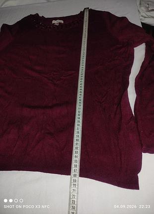 Светр джемпер із камінчиками l,xl 7