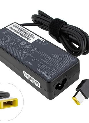 Оригінальний блок живлення для ноутбука lenovo 20v, 4.5a, 90w, usb+pin (square 5 pin dc plug), black (adlx90nlc3a) (без кабеля!)