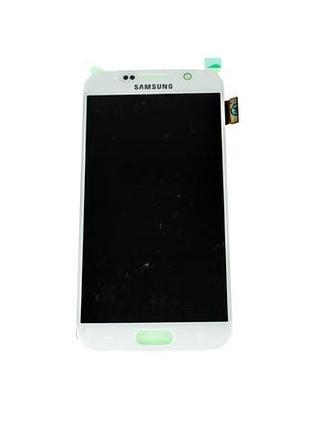 Дисплей для смартфона (телефона) samsung galaxy s6 ds, sm-g920, white (в сборе с тачскрином)(без рамки)(prc original)