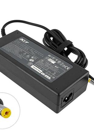 Бж для ноутбука acer 19v, 7.1a, 135w, 5.5*1.7мм, 3 hole, l-образний роз'єм, black (без кабелю!)