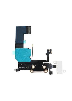 Шлейф з роз'ємом зарядки та компонентами для apple iphone 5c, white