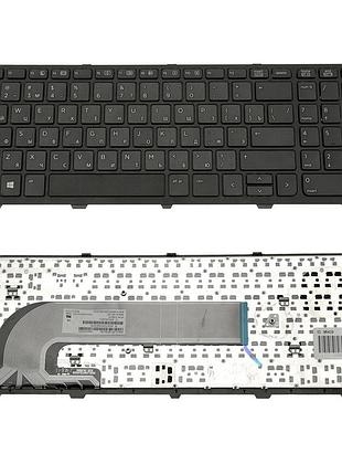 Клавиатура для ноутбука hp (probook: 450, 455, 470) rus, black (15.6") (оригинал)