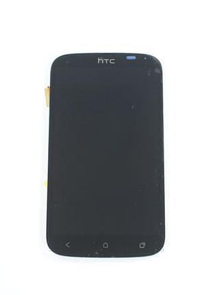 Дисплей для смартфона (телефона) htc desire x t328e , black (в сборе с тачскрином)(без рамки)