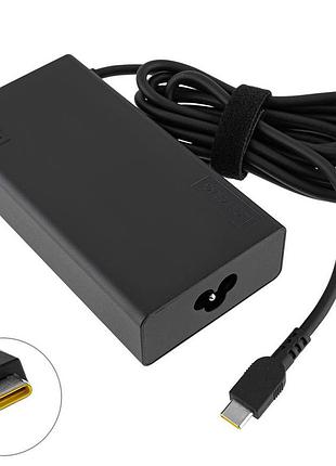 Оригінальний блок живлення для ноутбука lenovo type-c 140w, black, rectangular
