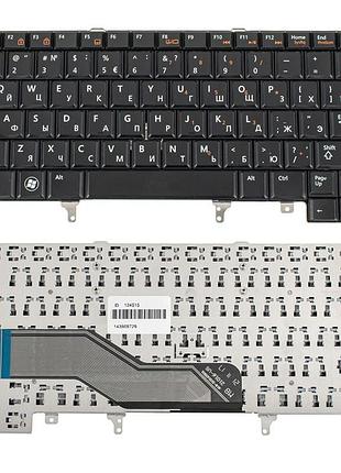 Клавиатура для ноутбука dell (latitude: e5420, e6320, e6330, e6430) rus, black, без джойстика (без платки)