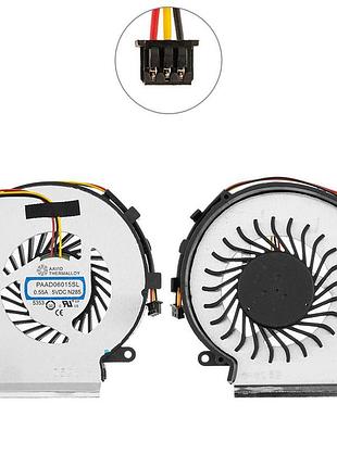 Оригинальный вентилятор для ноутбука msi ge62 (cpu fan), ge72, pe60, pe70, gl62, 3pin (aavid thermalloy paad06015sl)(кулер)
