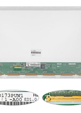 Матриця 17.3 hsd173puw1 (1920*1080, 40pin, led, normal, матова, роз'єм ліворуч знизу) для ноутбука