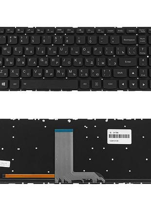 Клавиатура для ноутбука lenovo (ideapad: 700-15isk, 700-17isk), rus, black, без фрейма, подсветка клавиш