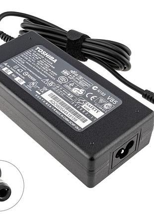 Блок питания для ноутбука toshiba 19v, 6.3a, 120w, 5.5*2.5мм, l-образный разъём, black (без кабеля!)