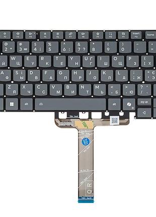 Клавиатура для ноутбука lenovo (thinkbook 14 g6 series) ukr, dark gray, без фрейма (оригінал)