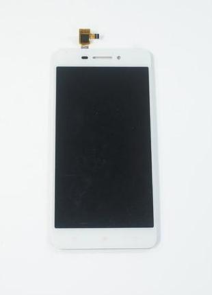 Дисплей для смартфона (телефону) lenovo s60 laser, white (у зборі з тачскріном)(без рамки)