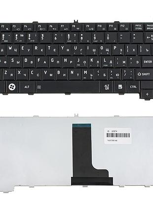 Клавиатура для ноутбука toshiba (l600, l630, l635, l640, l645, c600, c640, c645) rus, black