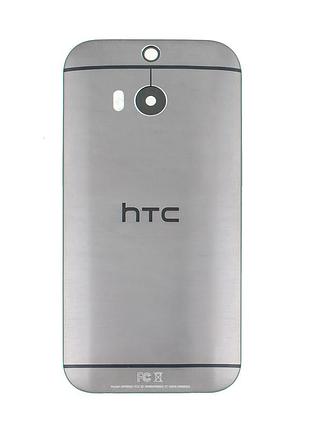 Задня кришка для htc one m8, metal grey