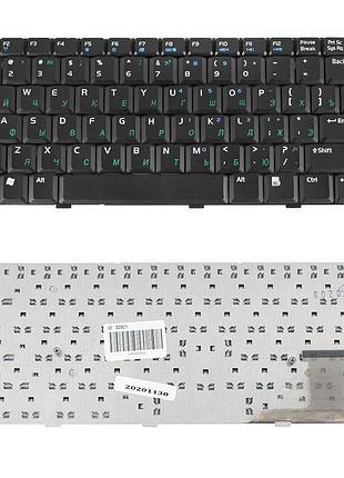Клавиатура для ноутбука asus (a8, a88, w3, w3000, w6, f8, n80, x80, v6000, z63, z99), rus, black (матовая)