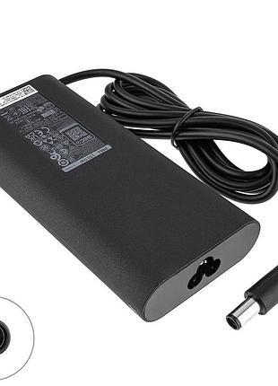 Оригинальный блок питания для ноутбука dell 19.5v, 6.7a, 130w, 7.4*5.0-pin, black, ovale