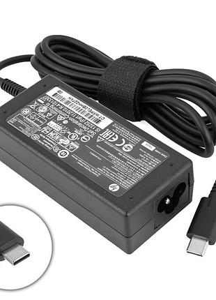 Блок живлення для ноутбука hp type-c 45w, black (без кабелю!)