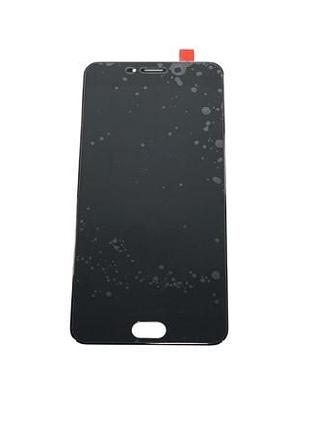 Дисплей для смартфона (телефону) meizu m3x (meizu x), black (у зборі з тачскріном)(без рамки)