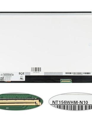 Матрица 15.6" nt156whm-n10 (1366*768, 40pin, led, slim(вертикальные ушки), глянец, разъем справа внизу) для ноутбука (renew)