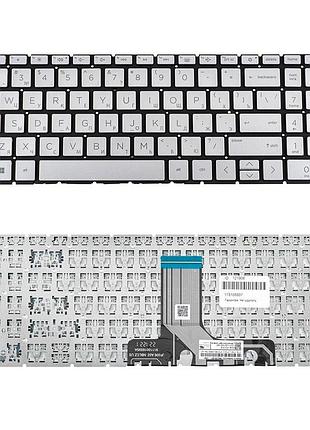 Клавіатура для ноутбука hp (pavilion: 15-eg, 15-eh) rus, silver, без фрейму