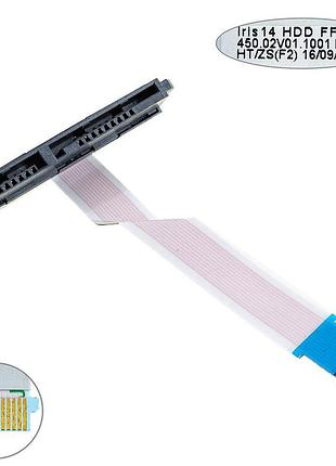 Шлейф hdd для ноутбук dell (inspiron 14 3451, 3452) 450.02v01.1001